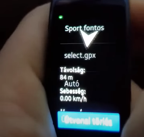 Navigation app for Samsung Gear fit 2 from early 2017